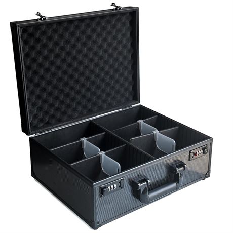 Toploader Card Storage Box for 3’’ X 4’’ 35pt Rigid Cards, Combination Lock