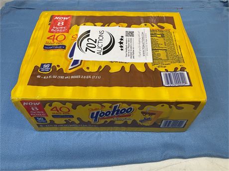 Yoo-hoo Chocolate Drink Boxes, Chocolate, 6.5 Oz Box, 40/Carton 072350000542 -