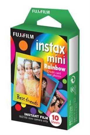 Fujifilm Canada Inc Fujifilm Instax Mini Rainbow Film Rainbow