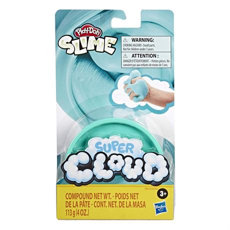 2 pack Play-Doh Super Cloud Single Can of Blue Fluffy Slime Compound for Kids 3