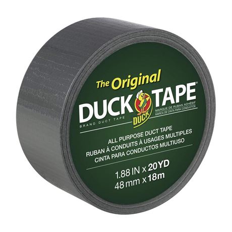 The Original Duck Tape Brand Duct Tape, 1-Pack 1.88 Inch x 20 Yard, 1-Pack