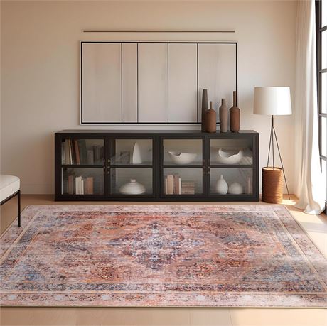 Phantoscope Vintage Collection Area Rug 9'x12' - Large Living Room Rug -