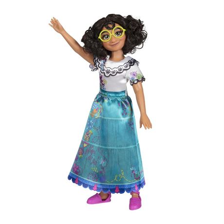 Disney Encanto Mirabel Fashion Doll with Dress, Shoes & Glasses Multicolor
