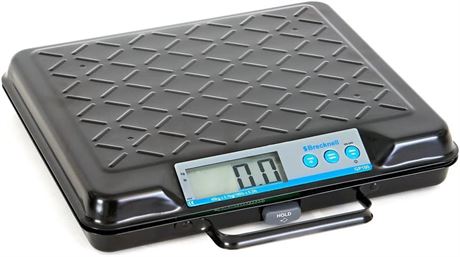 Brecknell Portable Electronic Utility Bench Scale, 100lb Capacity, 12"x10"