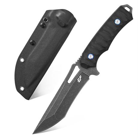 Eafengrow EF132 Fixed Blade Knife, DC53 Steel Blade,G10 Handle Full Tang EDC