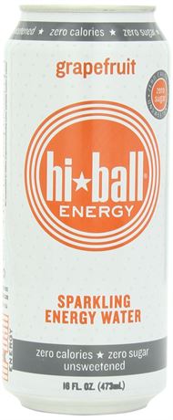 Hi Ball Sparkling Energy Water, Grapefruit, 16 Ounce (Pack of 12) Grape 16 Ounce