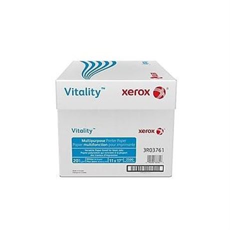 5 pack Xerox Vitality Inkjet Copy & Multipurpose Paper 90% Opacity - 11  X 17