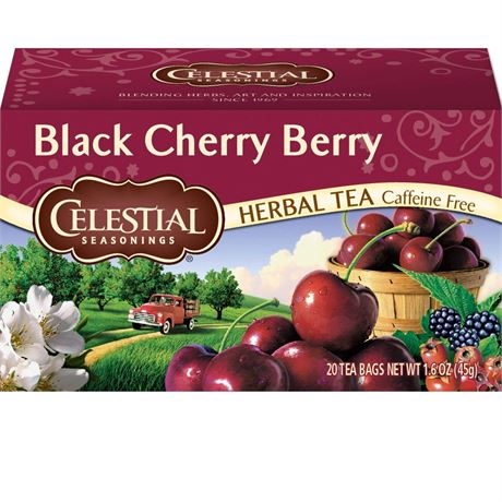 Celestial Seasonings Black Cherry Berry Tea, 20 ct, Multi Black Cherry Berry 20