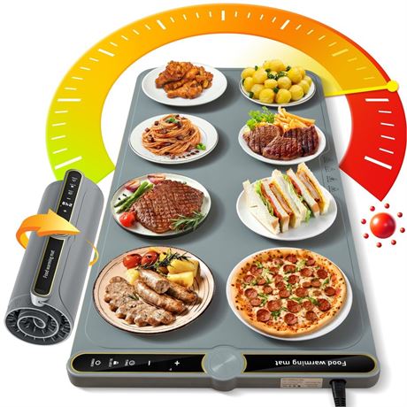 Warming Mat for Food extra large, Food Warmer Chafing Dishes for Buffet,