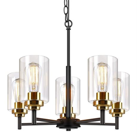Sucolite 19.8'' 5-Light Chandelier for Dining Room Kitchen Island, Modern