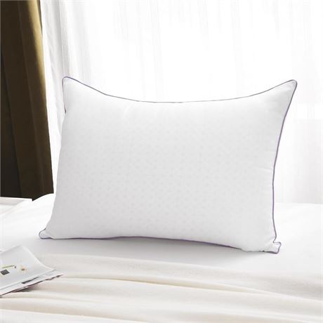 JOLLYVOGUE Pillows King Size Set of 1, Bed Pillows Set of 1, Cooling and