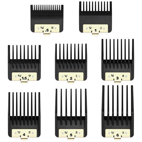 8 Premium Clipper Guards for BaBylissPRO Barberology FX870，FX890，FX825 and