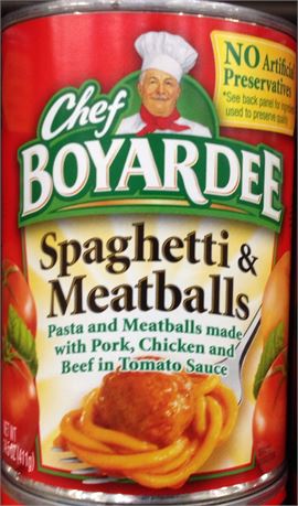 Chef Boyardee SPAGHETTI & MEATBALLS 14.5oz