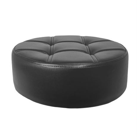 Round Seat Cushion for Bar Stool Rolling Chair Replacement(Super Big, Black)