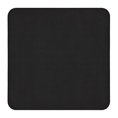 House, Home and More Skid-Resistant Carpet Indoor Area Rug Floor Mat - Black -