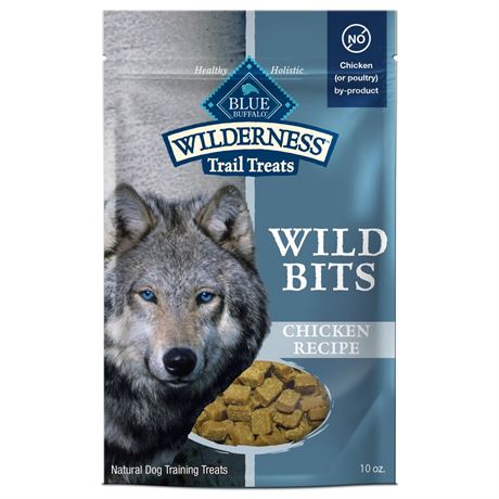 Blue Buffalo Wilderness Wild Bits Soft & Chewy Dog Treats, Grain-Free, Chicken,