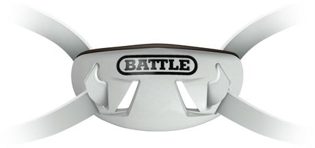 Battle Sports Youth Protective Football Chin Strap - White