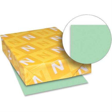 Neenah Paper Exact Index Card Stock, 110 Lb, 8.5 X 11, Green, 250/pack (