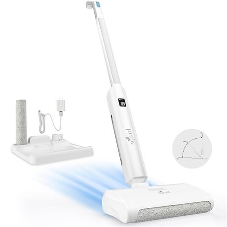 Cordless Electric Mop,Lightweight Wet Floor Mop Cleaner with One-step