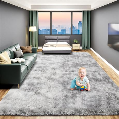 Fluffy Soft Area Rugs for Bedroom, 3x5 Indoor Modern Area Rugs Fluffy Living