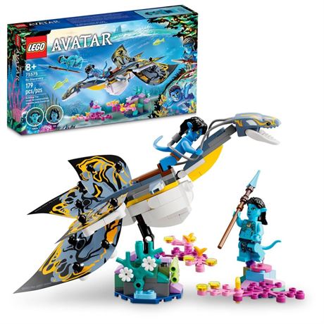 LEGO Avatar Ilu Discovery 75575, The Way of Water Movie Building Toy Ocean Set,