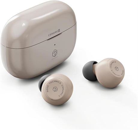 OFFSITE Rose Technics Ceramics True Wireless Stereo Earbuds, Bluetooth 5.3