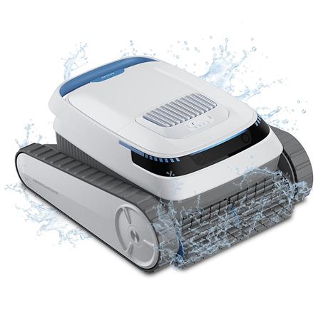 VOXIV Cordless Pool Vacuum for Inground Pools Robotic Pool Cleaner with Wall