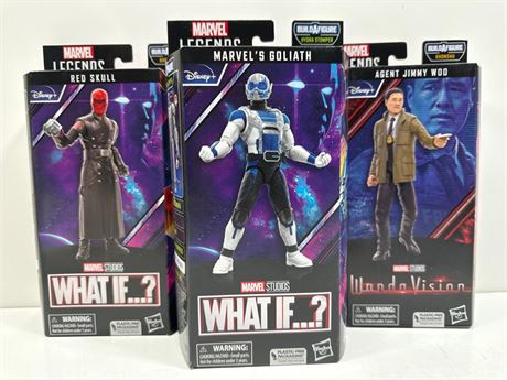 OFFSITE Hasbro Marvel Legends Series Marvel’s Goliath , Agent Jimmy Woo & Red