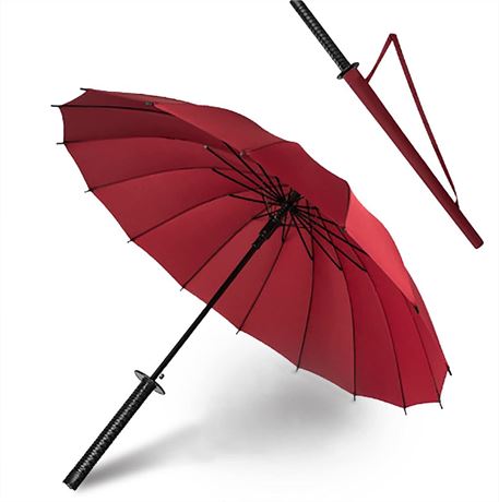 Samurai Umbrella Umbrella Creative Semi-Automatic Samurai Umbrella,Windproof