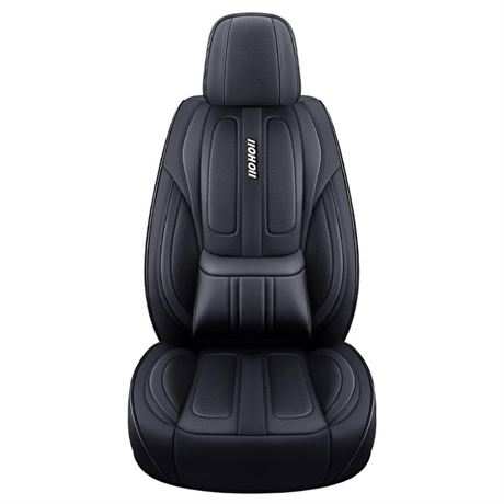 PU Leather Car Seat Covers, Universal Front 2 or Full 5 Seat Set, Waterproof