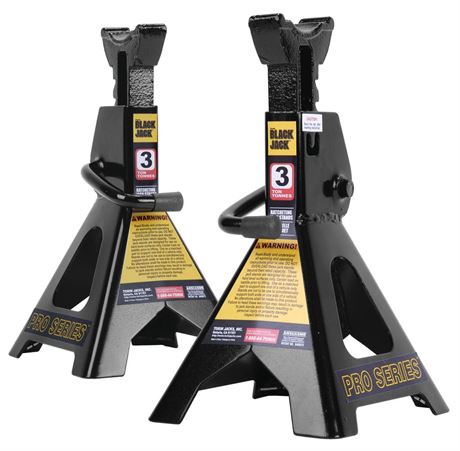 Black Jack Blackjack Ratcheting Jack Stands - 3 Ton Capacity