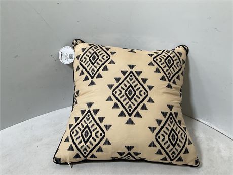 Indian print pillow