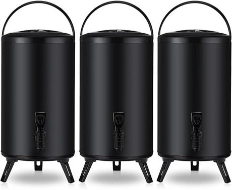 Stainless Steel Insulated Beverage Dispenser 12 Liter/3.17 Gallon with Spigot