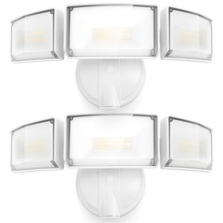 LUTEC 75W 8000 Lumen Floods Light Outdoor, Switch Controlled LED Security
