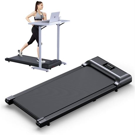 Walking Pad，Under Desk Treadmill 2 in 1 Treadmills，Portable Walking Treadmill