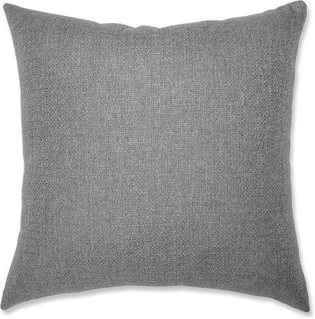 Pillow Perfect Indoor Sonoma Pewter 18-inch Throw Pillow, Grey Gray 18"