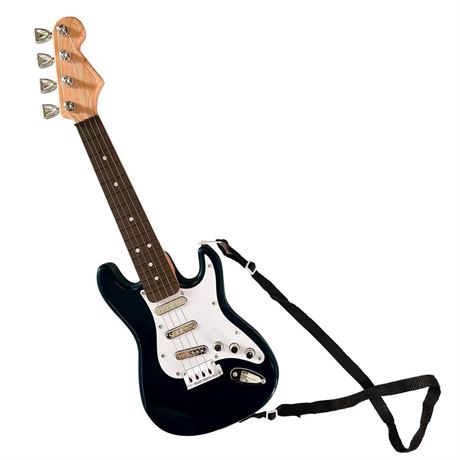 16 inch Mini Guitar Toy for Kids,Portable Electronic Black Guitar Musical