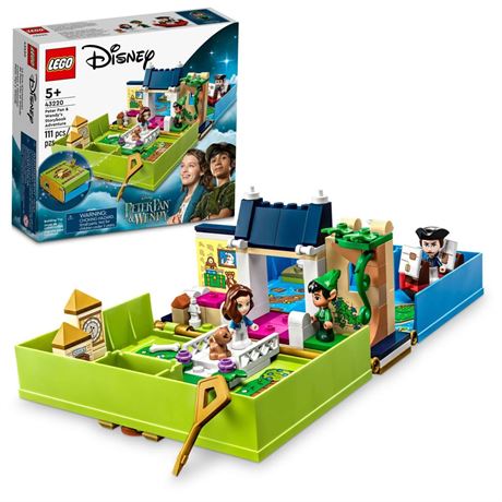 LEGO Disney Peter Pan & Wendy's Storybook Adventure 43220 Portable Playset with