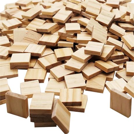 100 Pcs Wood Blank Letter Tiles, XYSMZM Wooden Blank Scrabble Tiles for DIY