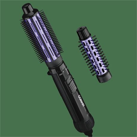 Conair Hot Air Styler 2-in-1 Volumizing Brush with Dual Attachments