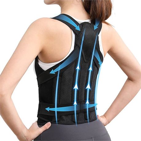 Back Brace Posture Corrector | Adjustable Back Corrector and Lightweight | Back