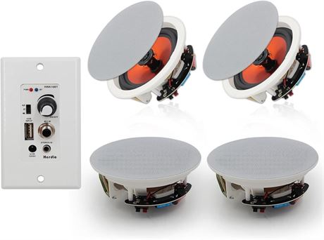 OFFSITE Herdio 6.5'' Bluetooth in Wall in Ceiling Speakers 600W 2-Way Flush