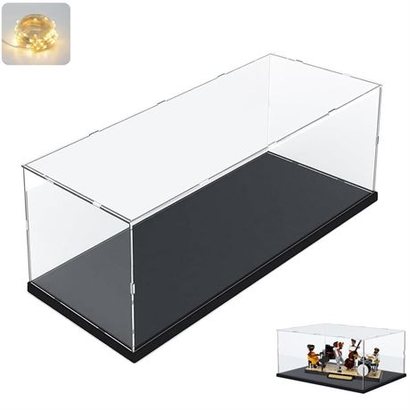 Thickened Clear Acrylic Display Case for Lego 21334 Jazz Quartet 75955