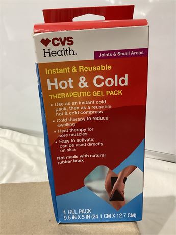 Instant & Reusable Hot & Cold Therapeutic Gel Pack