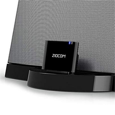 ZIOCOM [Upgrade] 30 Pin Bluetooth Adapter Audio Receiver for Bose iPod iPhone