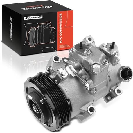 A-Premium Air Conditioner AC Compressor with Clutch Compatible with Toyota