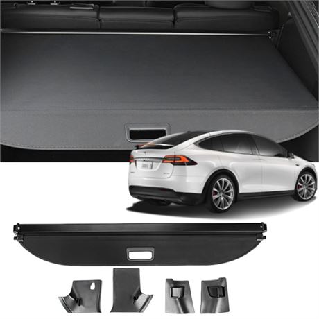 Cargo Cover Compatible with Tesla 2021-2023 Model Y Retractable Trunk Security