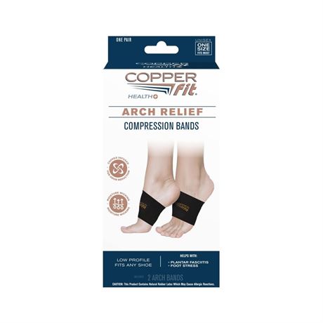 Copper Fit Arch Relief Compression Bands, 2 Ct | CVS