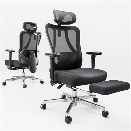 Hbada P3 Ergonomic Office Chair with 2D Adjustable Armrest, Office Chair with