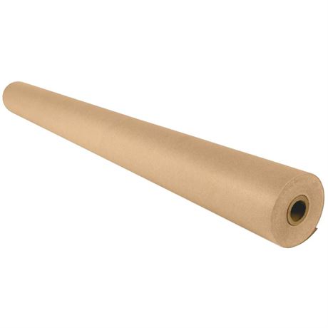 36"x 2400" (200') Brown Wrapping Paper Large Roll, Craft Paper for Bulletin